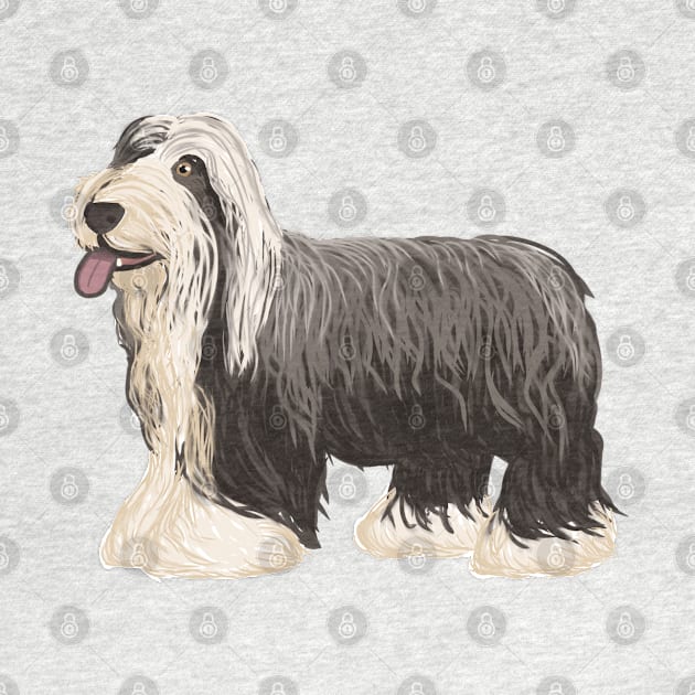 Bearded Collie (Small Design) by Aeriskate